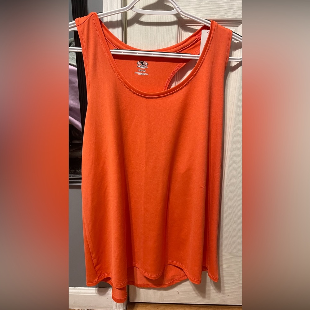 Athletic Works
Orange Racerback Workout Tank NWT
Size Large